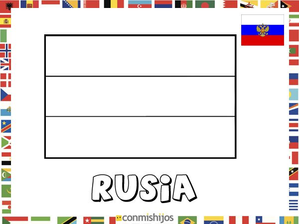 Bandera De Rusia Dibujos De Banderas Para Pintar Hot Sex Picture