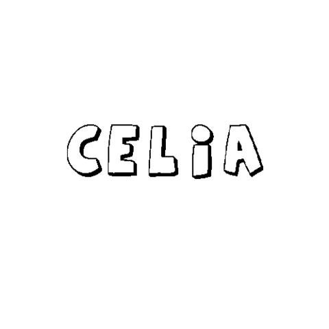 Imprimir: Celia: Dibujos Para Colorear