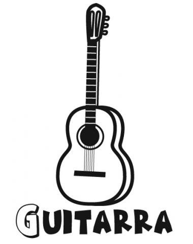 Dibujo De Guitarra