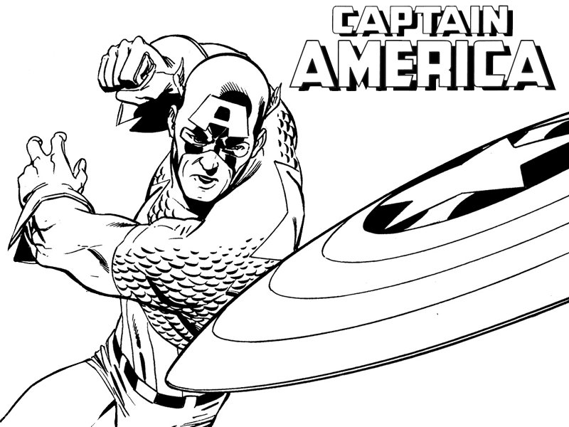 Dibujos De Capitan America Para Colorear E Imprimir Imagui 7515