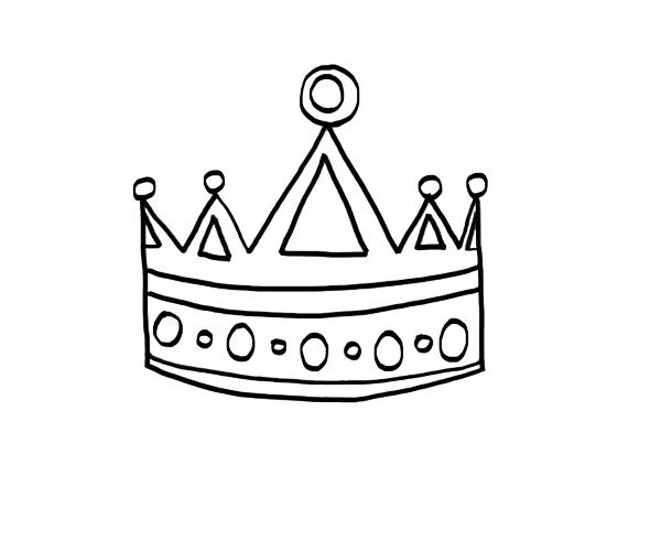dibujos de coronas de rey