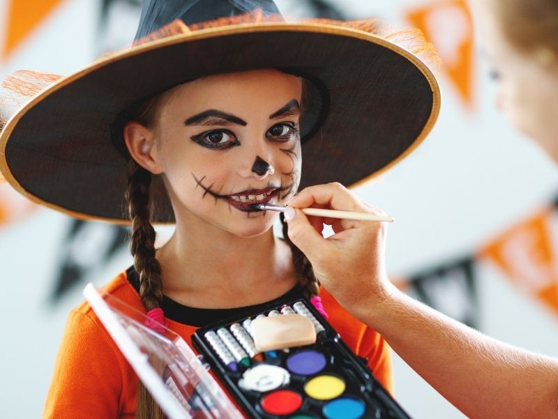 Ideas de maquillaje de Halloween para niños ¡fáciles y