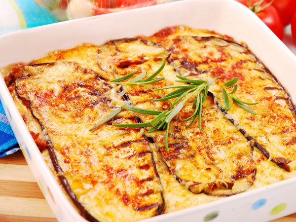 Berenjenas rellenas. Recetas de verduras para niños