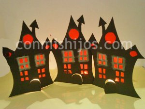 Casa de Halloween. Manualidades para niños