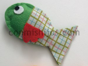 Peces de colores. Manualidades para niños con fieltro