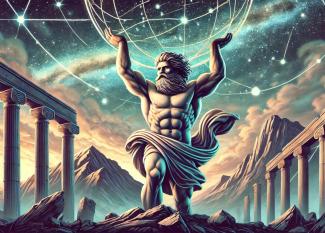 Cuento de la mitología griega de Atlas