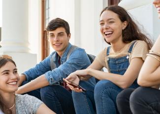 Amigos en la adolescencia