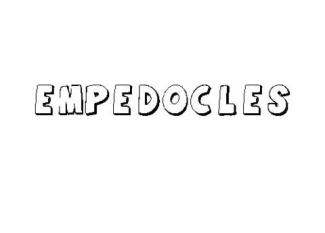 EMPEDOCLES