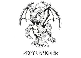 Skylanders Spyro´s Adventure. Dibujos infantiles para pintar
