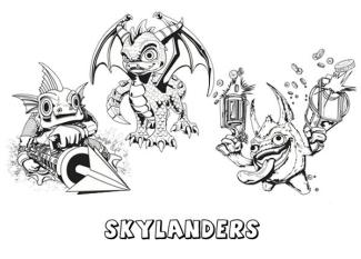 Skylanders Spyro´s Adventure. Dibujos de videojuegos para niños