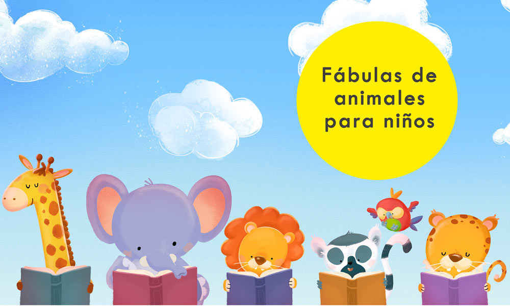 18 fábulas de animales para niños. Cuentos cortos con moraleja