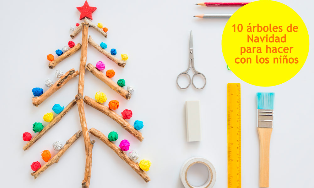 Arbol de Navidad Manualidades, 11 Ideas Para Niños