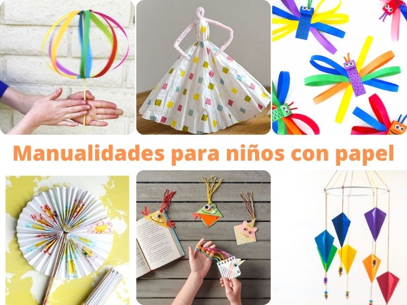 Manualidades creativas para niños: colorear, crear, jugar