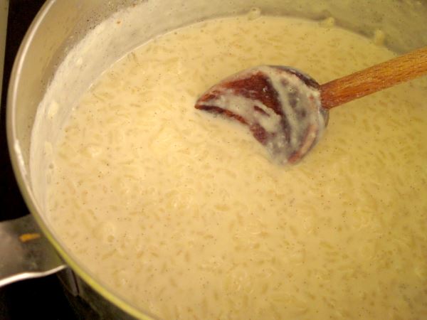 Receta casera de arroz con leche