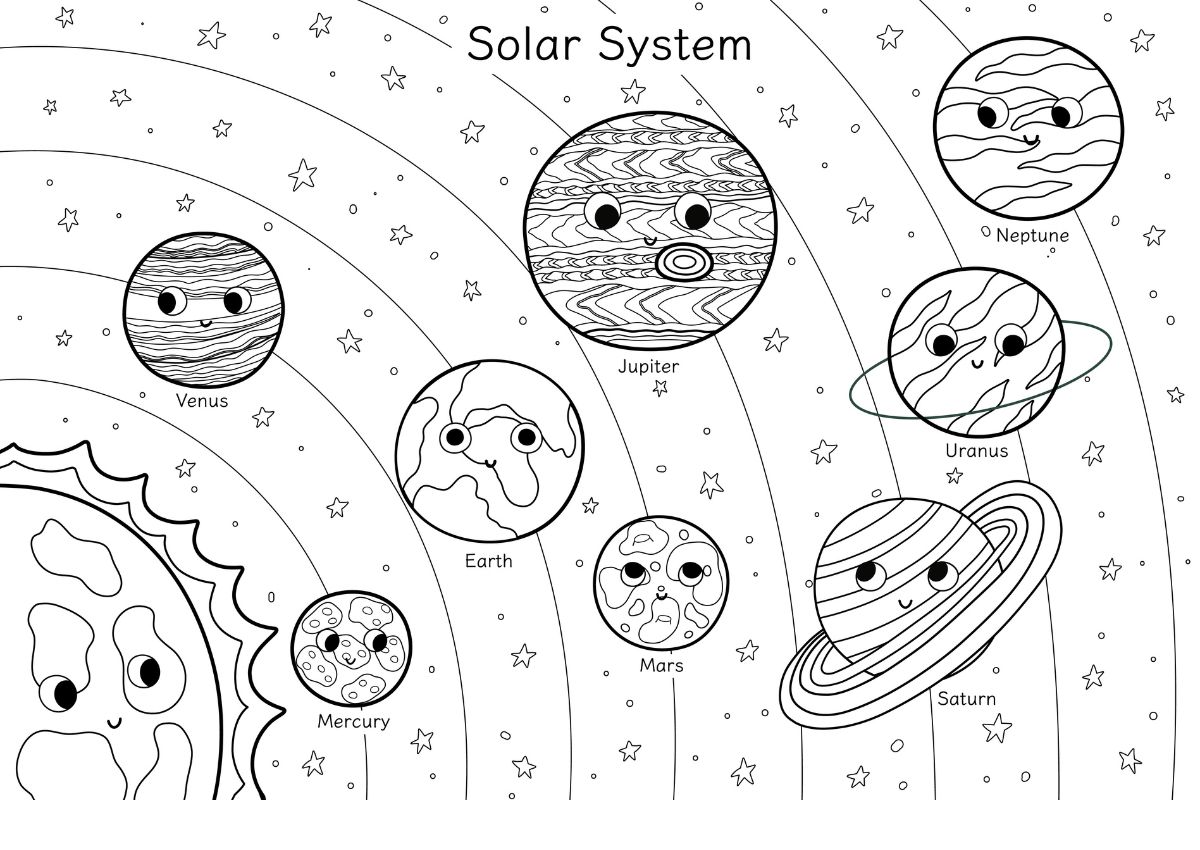EL SISTEMA SOLAR  Sistema solar para colorear, Sistema solar, Imagenes del sistema  solar